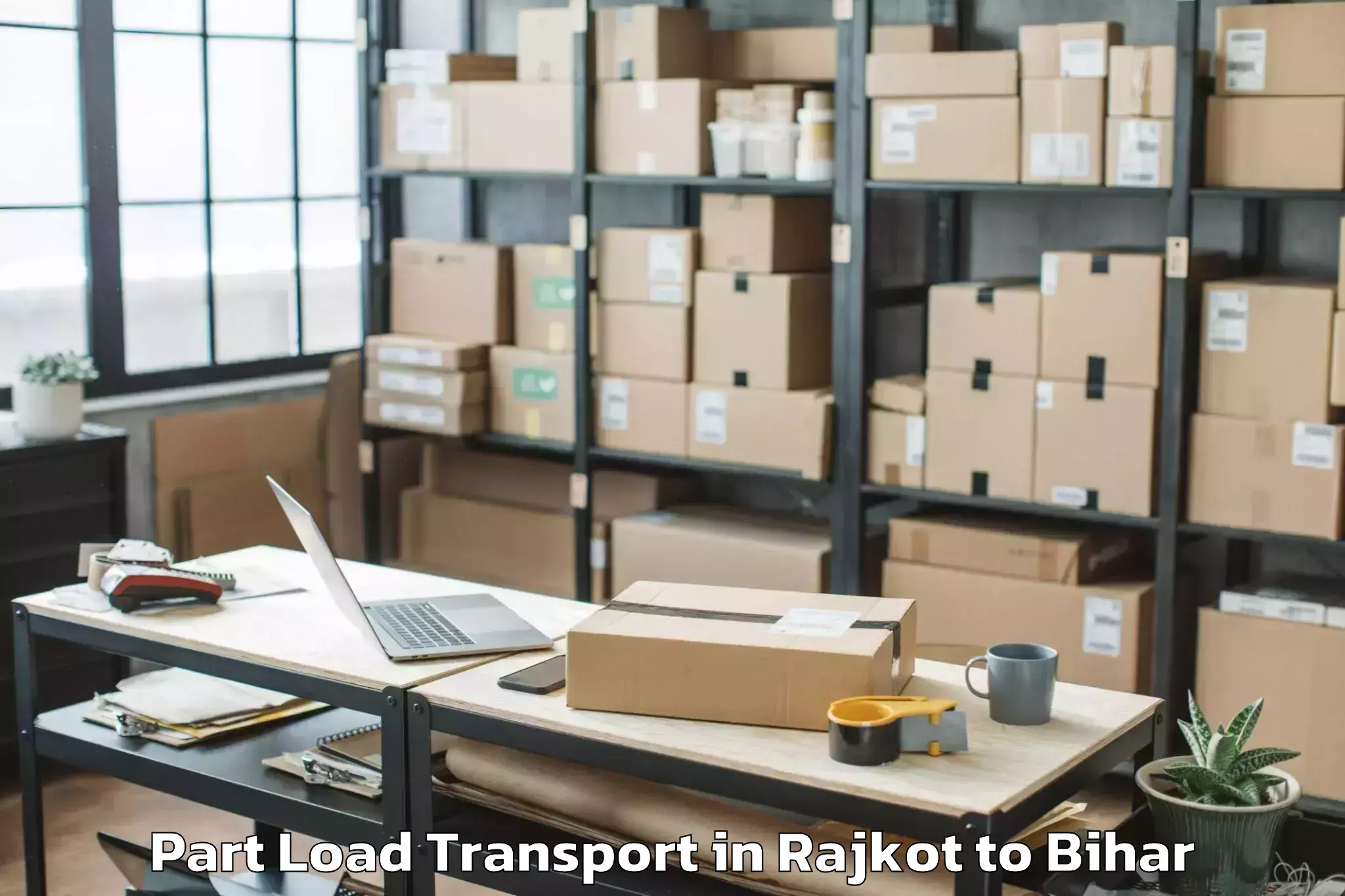 Leading Rajkot to Kursa Kanta Part Load Transport Provider